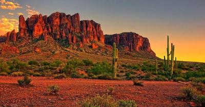 Phoenix - Sonnenuntergang in der Wüste