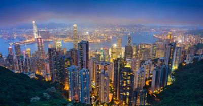 Hong Kong - Blick auf die Skyline