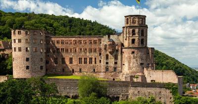 Schloss Heidelberg / Seitenansicht von Schloss Heidelberg
