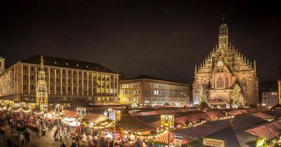 Nürnberger Christkindlesmarkt - Die Frauenkirche von Nürnberg 