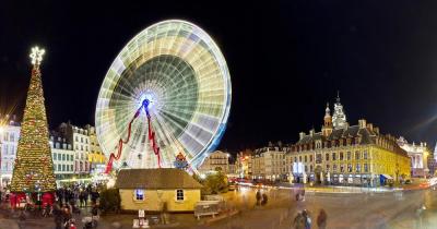Weihnachtsmarkt Lille - Grande roue à Lille à Noël