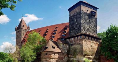 Nürnberg - Kaiserburg mit Fünfeckturm