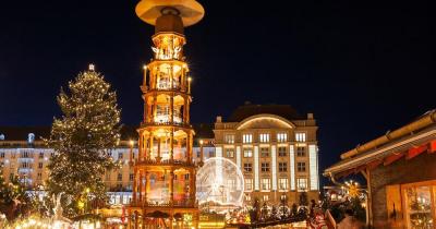 Weihnachtsmarkt Dresden - Abendliche Weihnachtsstimmung