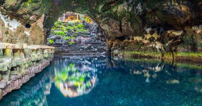Lanzarote - die Höhle Jameos del Augua