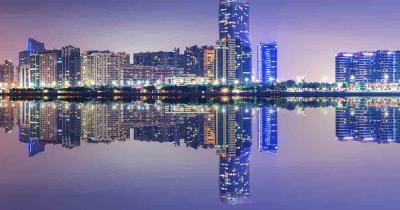 Abu Dhabi - Blick auf die Skyline