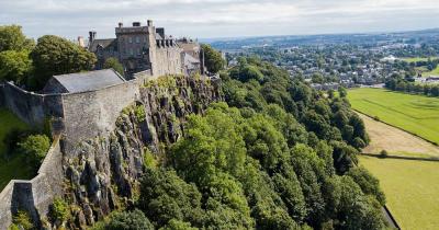 Stirling Castle - am Abhang