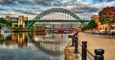 Newcastle upon Tyne - Blick auf die Brücke
