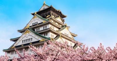 Osaka - Burg Osaka in Kirschblüte