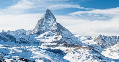 Matterhorn - Gipfel im Schnee