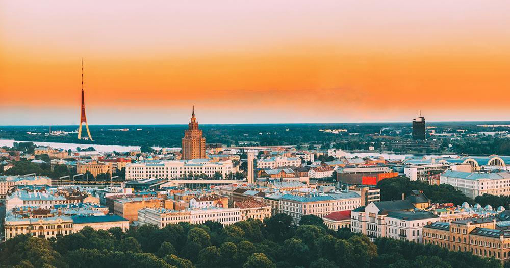 Riga - Panorama Aufnahme