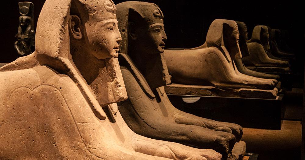 Ägyptisches Museum Kairo - Spinx Statuen