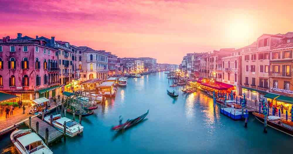 Venedig - Bei Sonnenuntergang