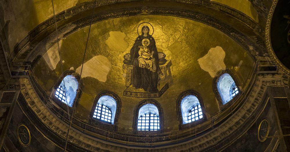 Hagia Sophia - Deckenfresko