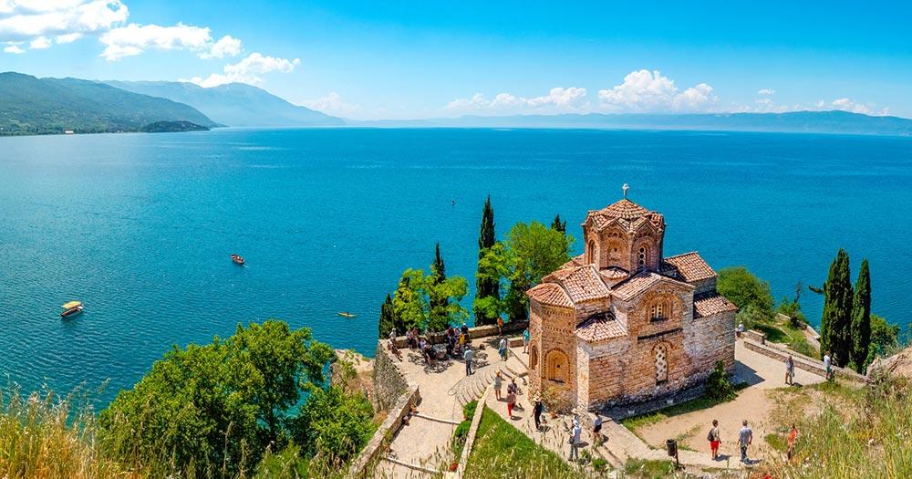 Ohrid - Kirche des Heiligen Johannes von Kaneo