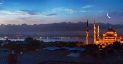 Bosporus - Hage Sophia bei Nacht