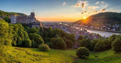 Heidelberg / Sicht über Heidelberg