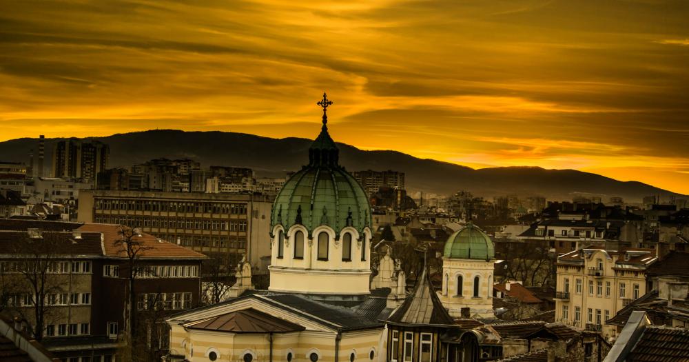 Sofia - Blick auf den Tempel St. Cyril und Methodius