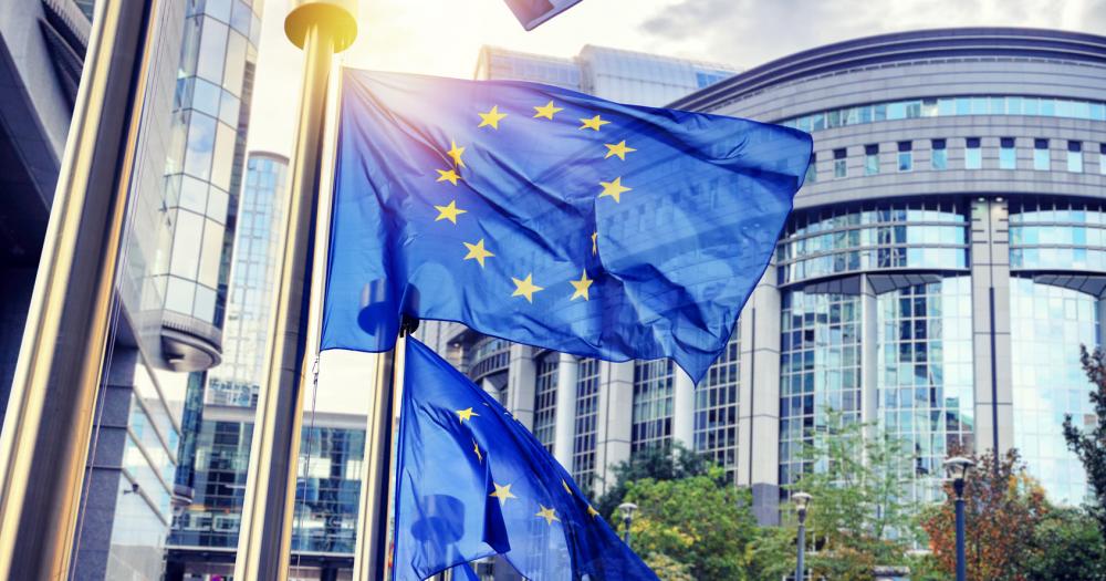 Brüssel - Blick auf ein EU-Parlamentsgebäude