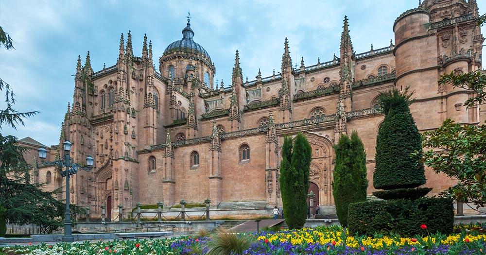 Salamanca / die neue Kathedrale in Salamanca
