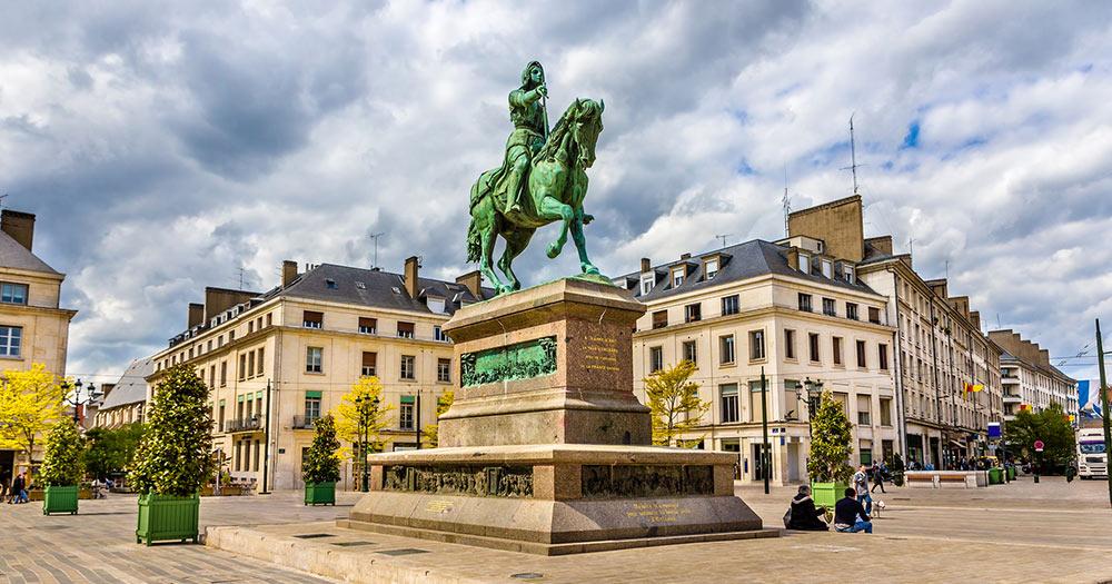 Orléans / Denkmal von Jeanne d'Arc