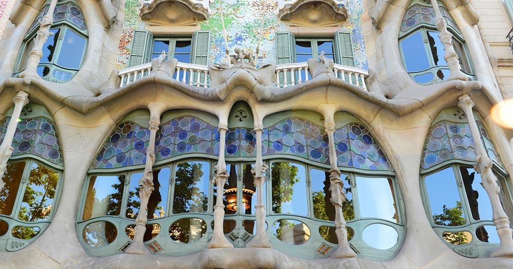 Casa Batlló / Nahaufnahme von Casa Batlló