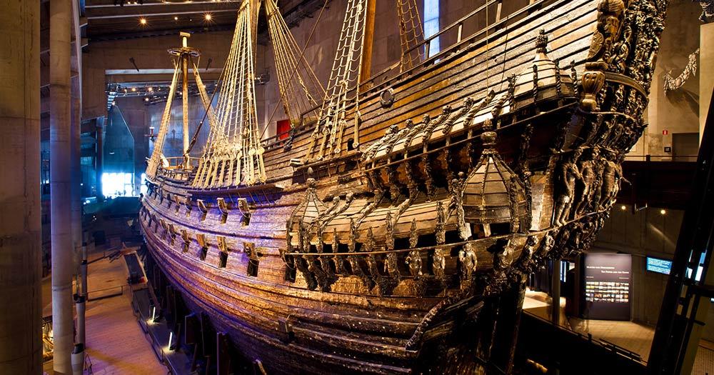 Vasa-Museum / das Vasa-Museum von innen