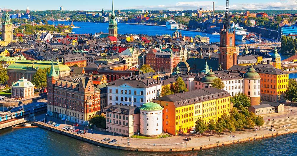 Staatliches Historisches Museum Stockholm / Panoramafoto von Stockholm