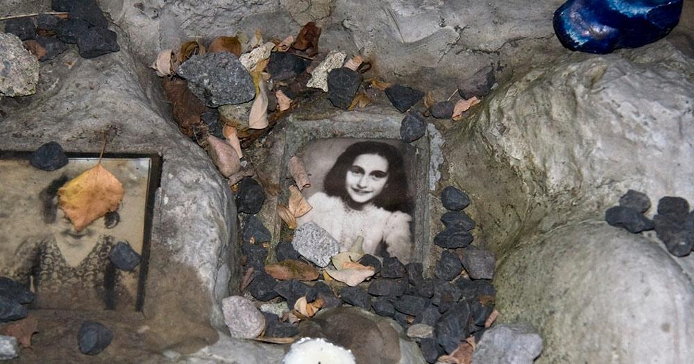 Anne Frank Haus / Poträt von Anne Frank