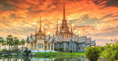 Thailand - Wat thai in Tempel 