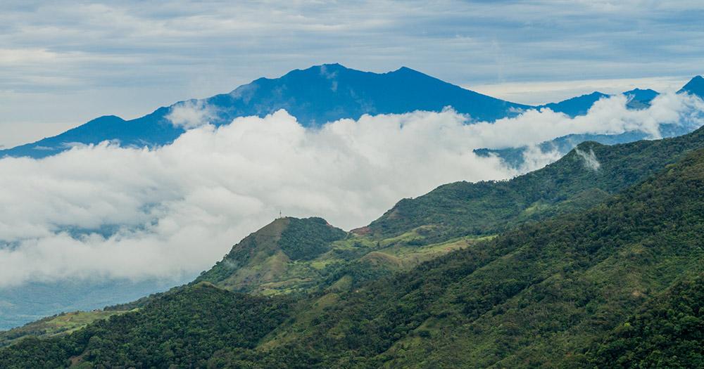 Vulkan Baru - Panoramablick vom Vulkan Baru
