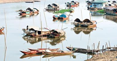 Mekong-Delta - kleine Boote am Mekong-Delta