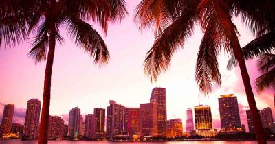 Miami - Die Skyline von Miami im herrlichen Licht