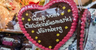 Nürnberger Christkindlesmarkt - Lebkuchen Grüße aus Nürnberg