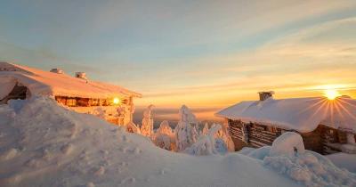 Winterwonderland Lappland - Sonniger Tag