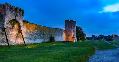 Gotland - Visby Aussenmauer der Festung
