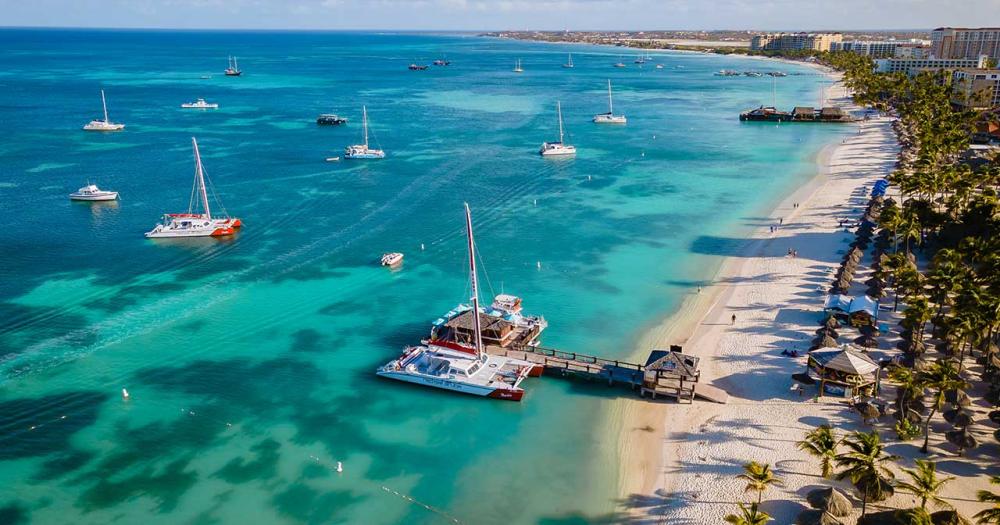 Aruba - Palmenstrand
