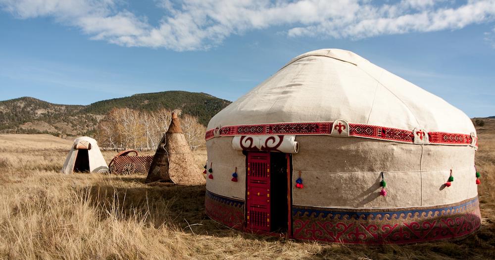 Mongolei - Hütten_Gers von Nomaden