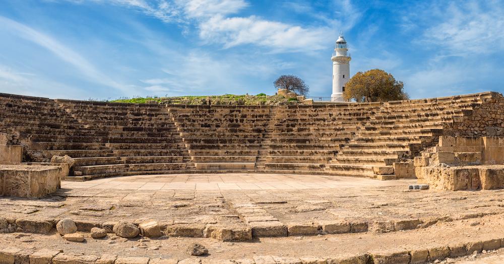 Paphos - antikes Odeon Amphitheater von Kato Paphos