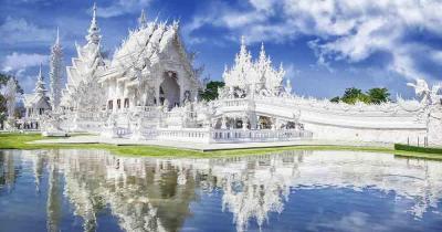 Chiang Rai - die weißen Tempel von Wat Rong Khun