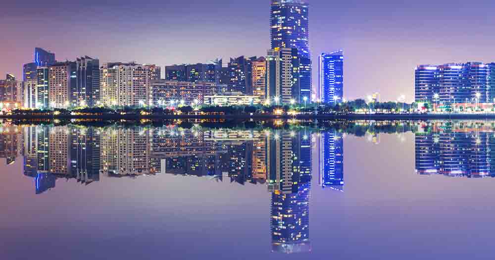 Abu Dhabi - Blick auf die Skyline