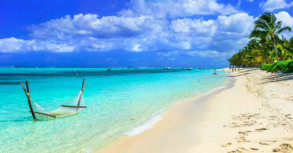 Mauritius - Blick auf den traumhaften Strand