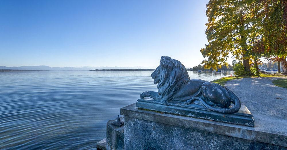 Starnberger See - Löwenstatue