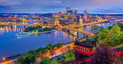 Pittsburgh - Panorama am Abend