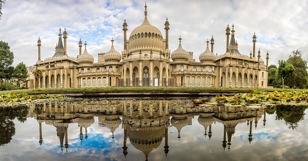 Brighton - Panorama vom Brighton Pavilion