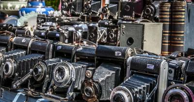 Portobello Road Market - gebrauchte Fotoapparate