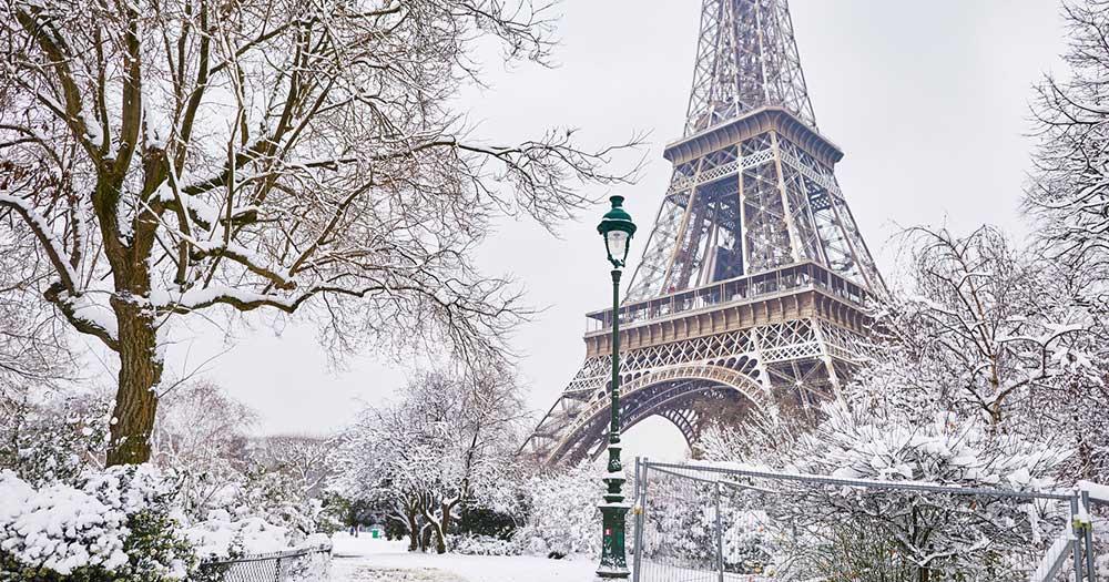 Eiffelturm - im Winter