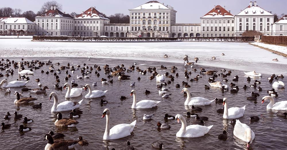 Schloss Nymphenburg - im Winter