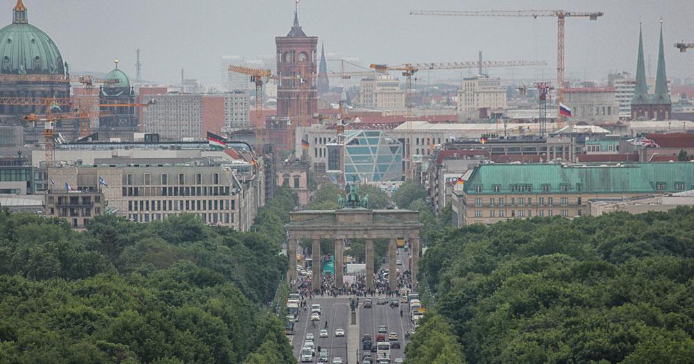 Brandenburger Tor - Luftaufnahme