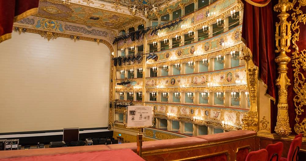 Teatro La Fenice - Blick auf die Bühne
