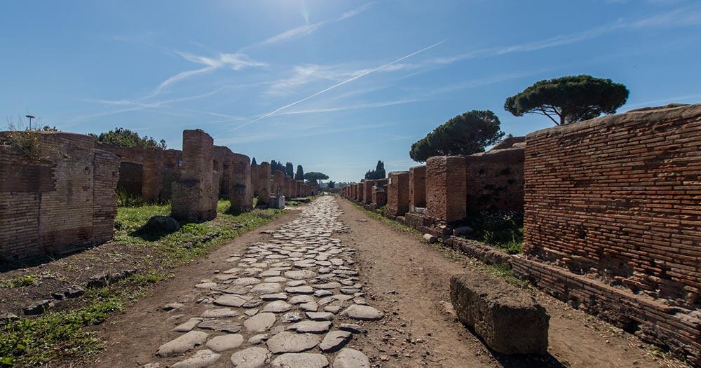 Via Appia Antica - die Steinplatten